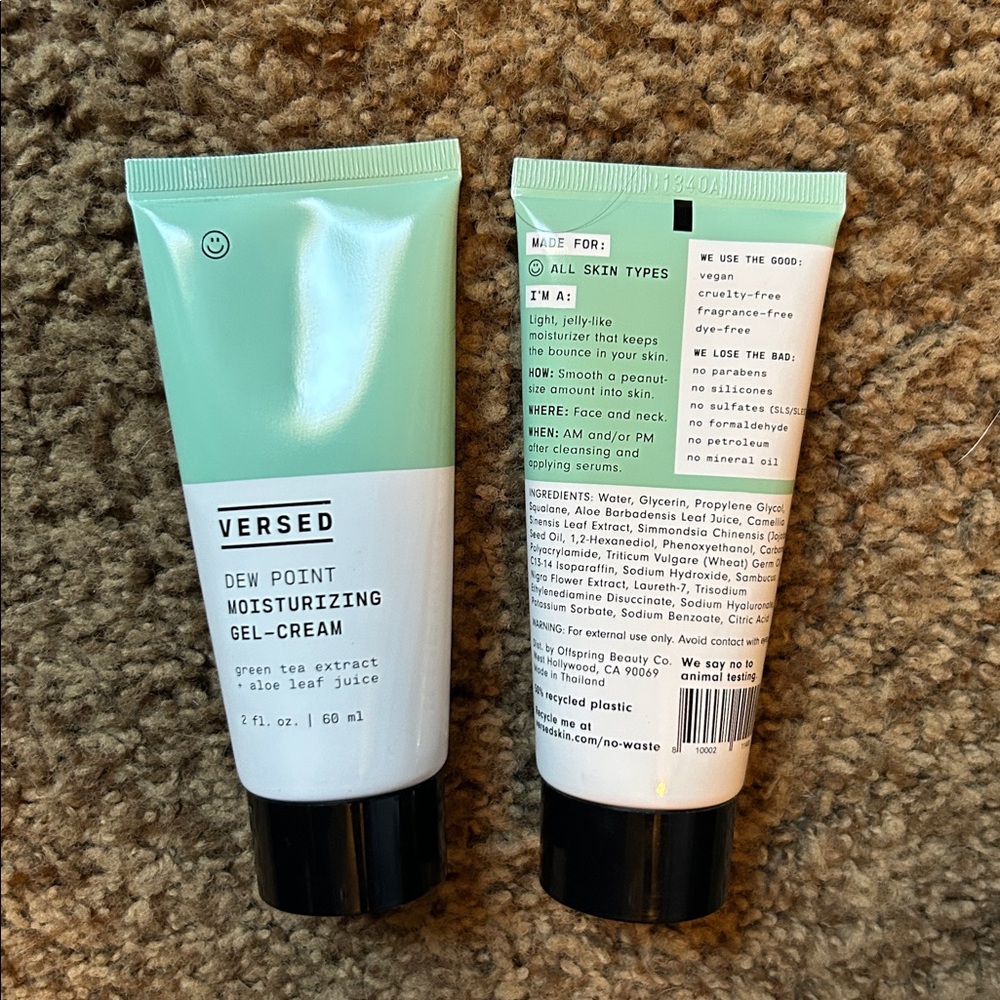 Versed moisturizers-2fl oz‎ each